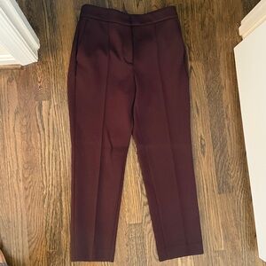 Ann Taylor Deep Burgundy suit pants